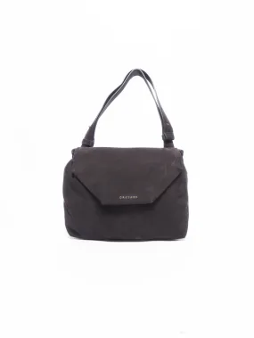 Borsa in Pelle Scamosciata Nero