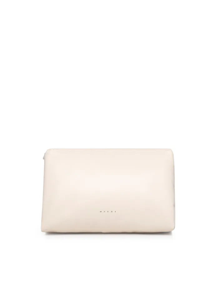 Borsa prisma grande in pelle
