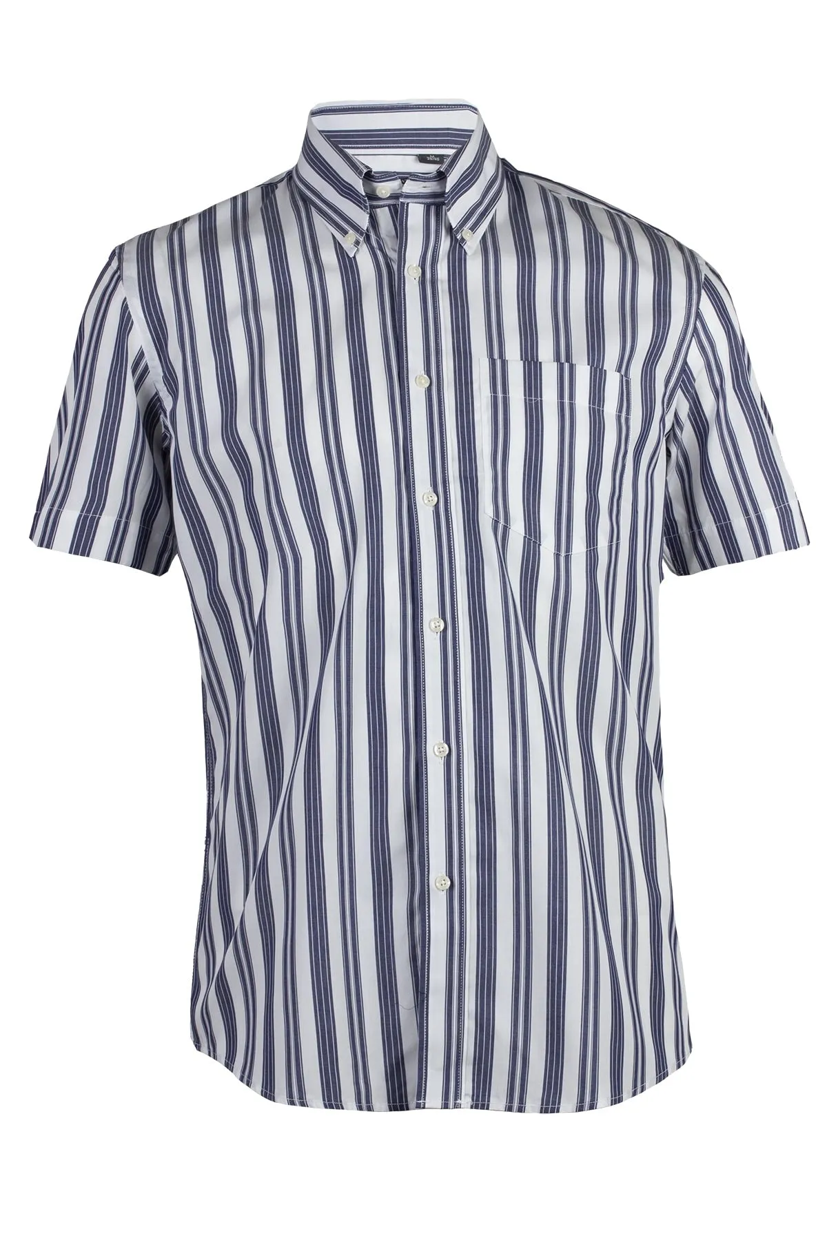 Camicia da uomo mezza manica rigata