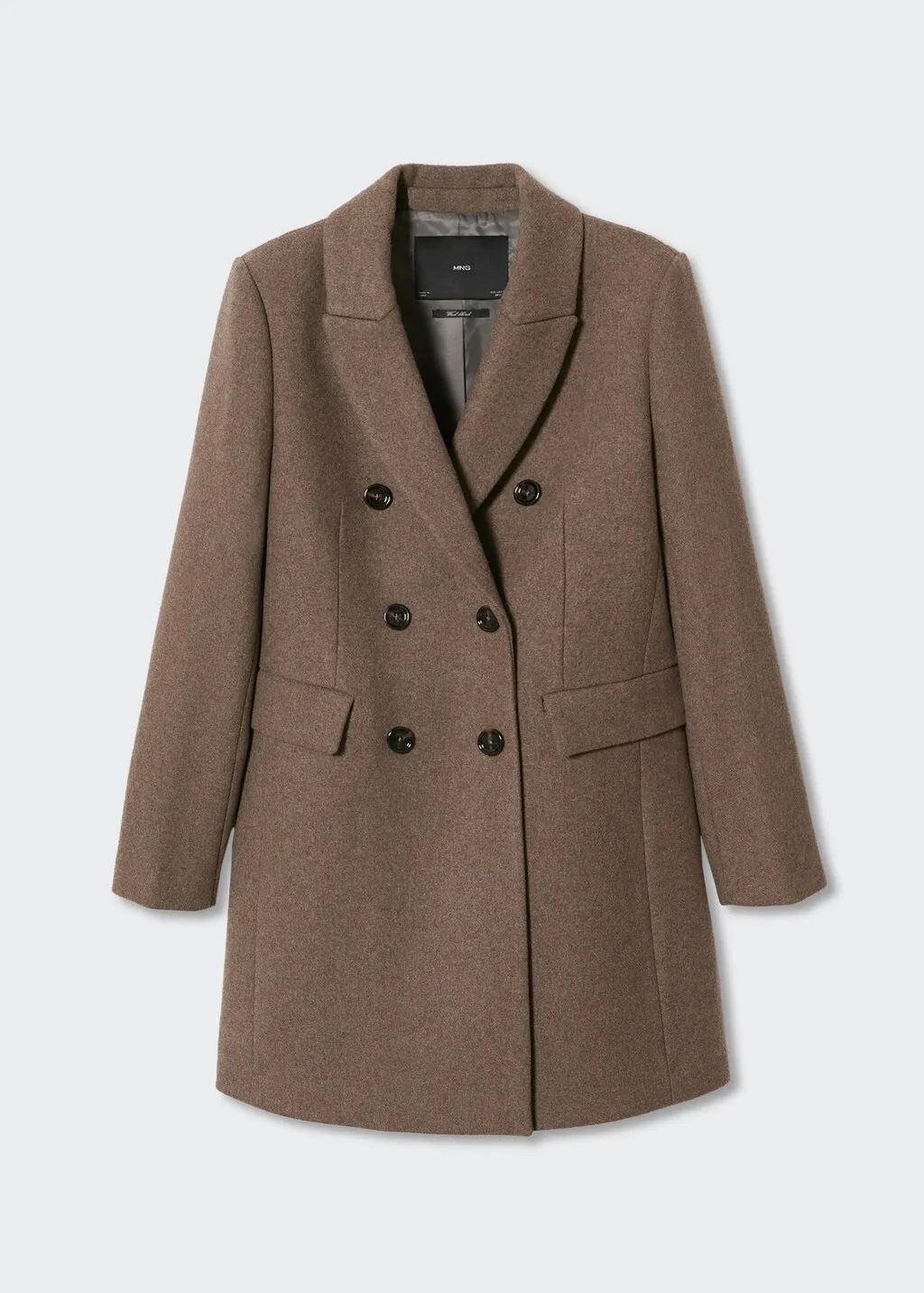 Cappotto lana incrociato