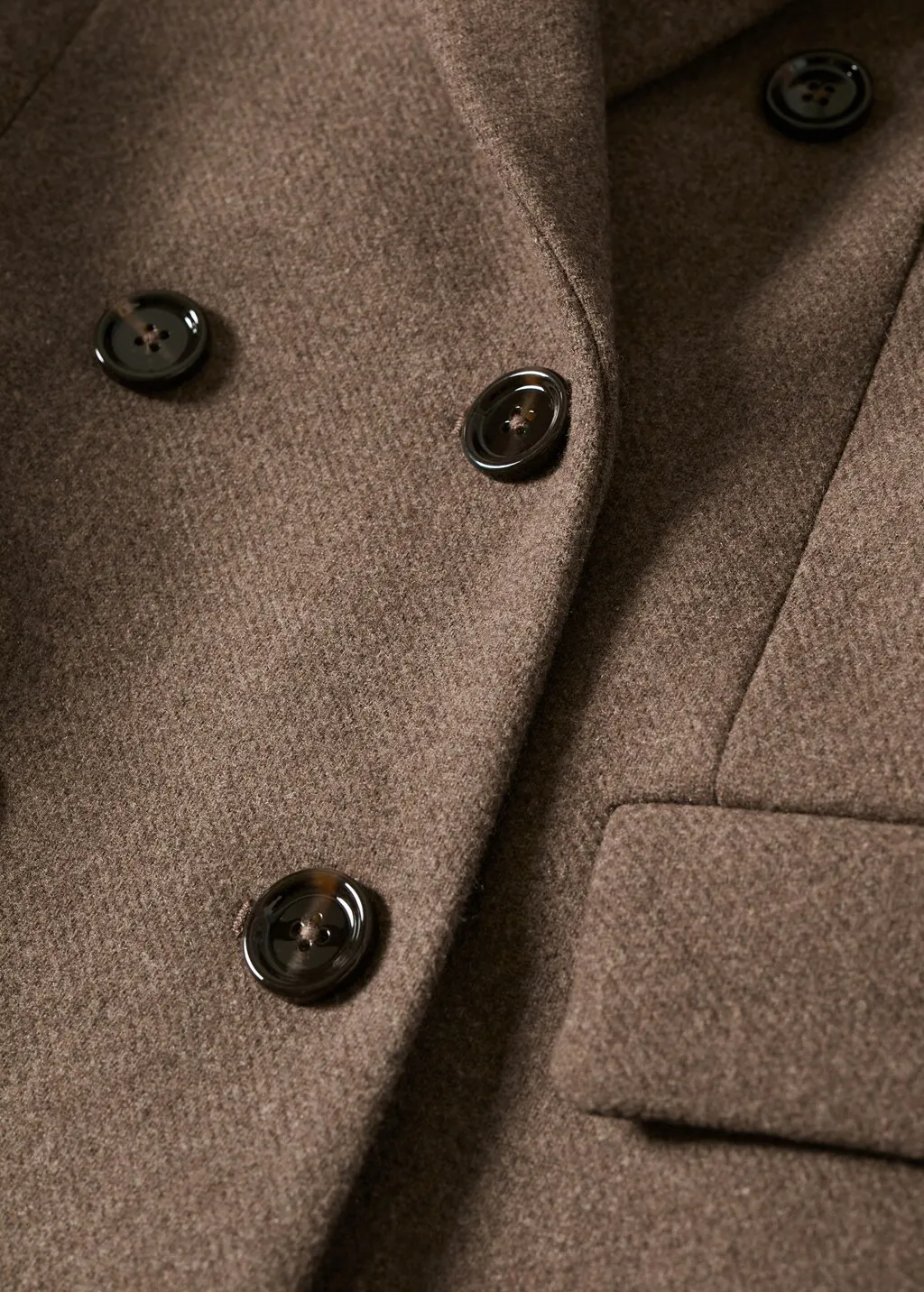 Cappotto lana incrociato