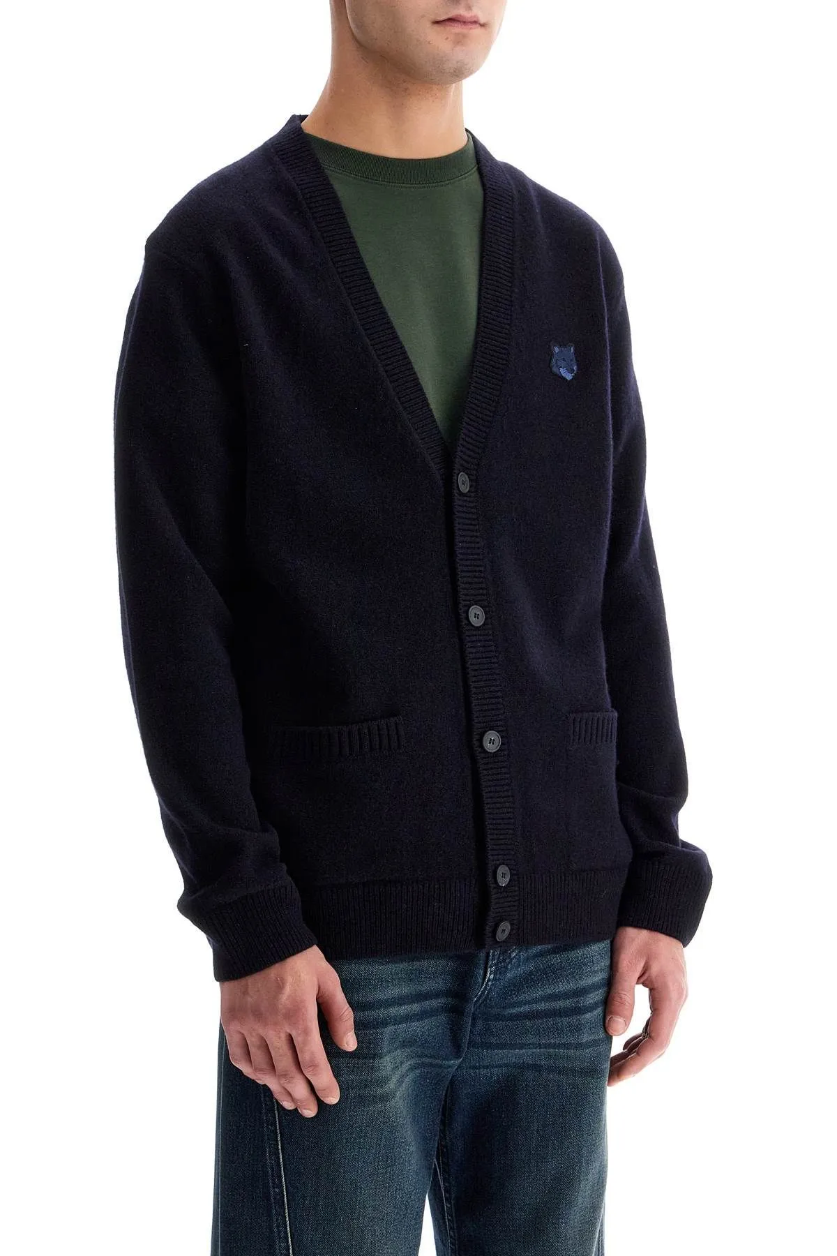Cardigan in lana Bold Fox Head