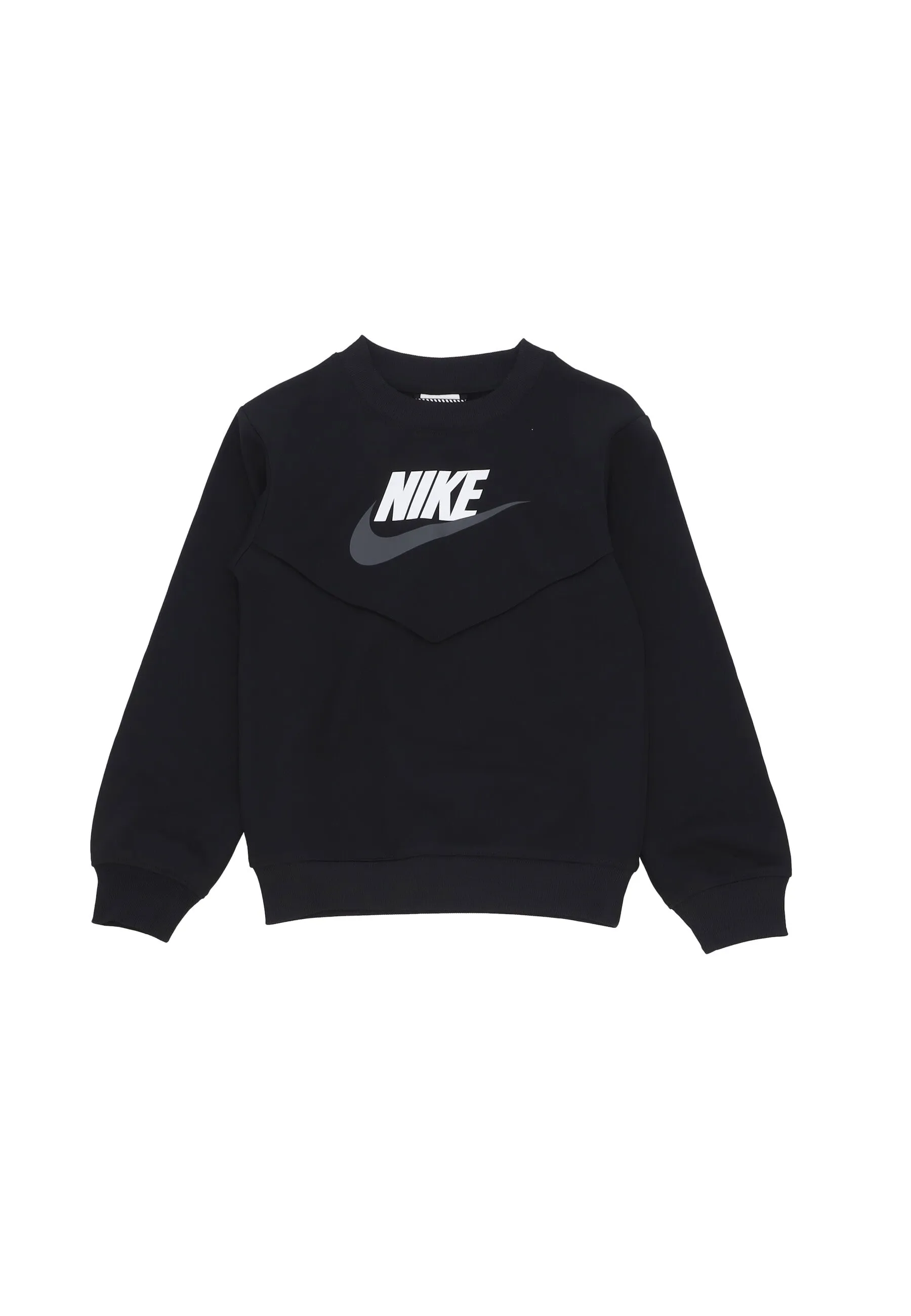 Completo Tuta Ragazzo Sportswear Poly Crew Tracksuit Black/white/white