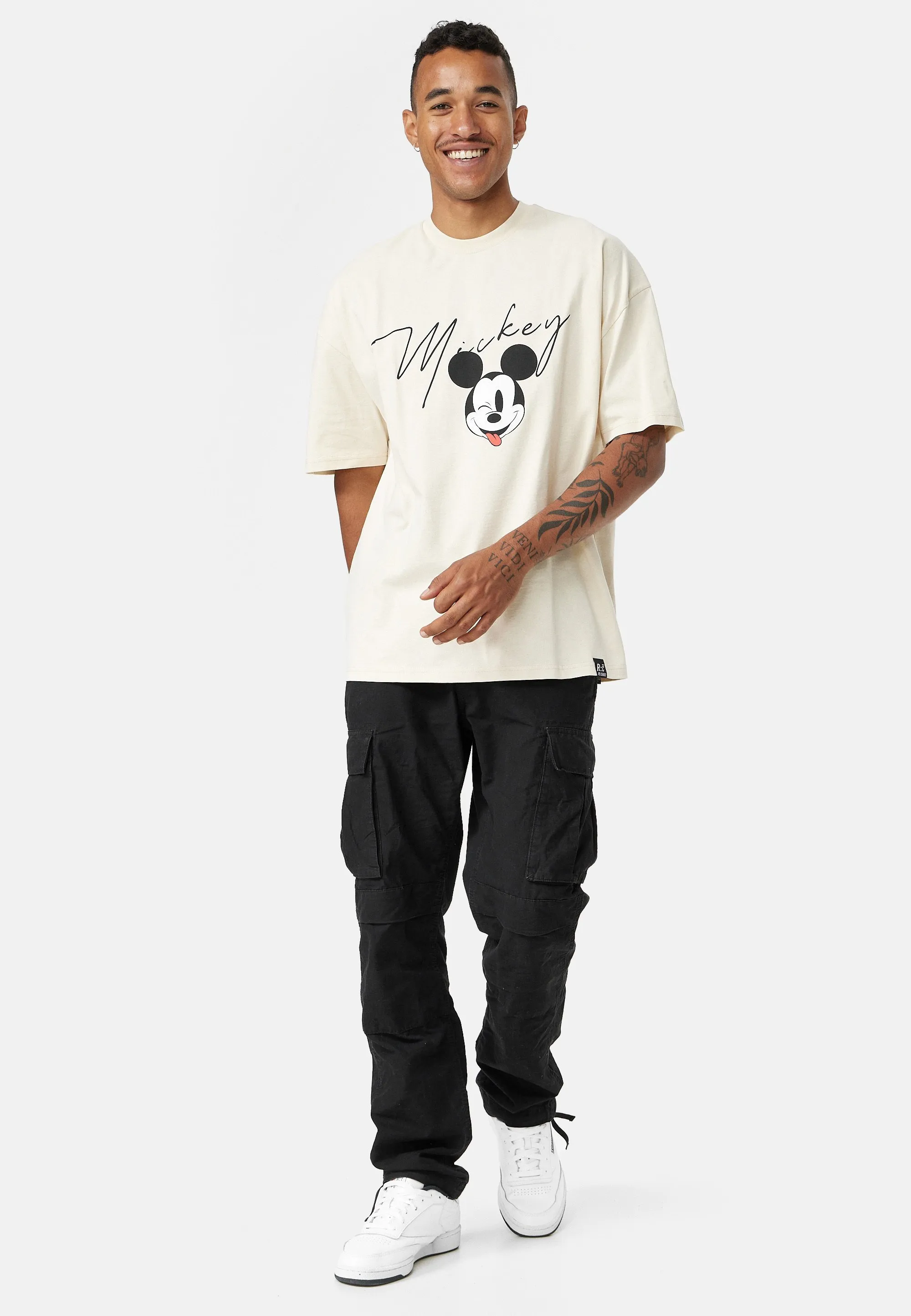 DISNEY MICKEY SIGNATURE - T-shirt con stampa