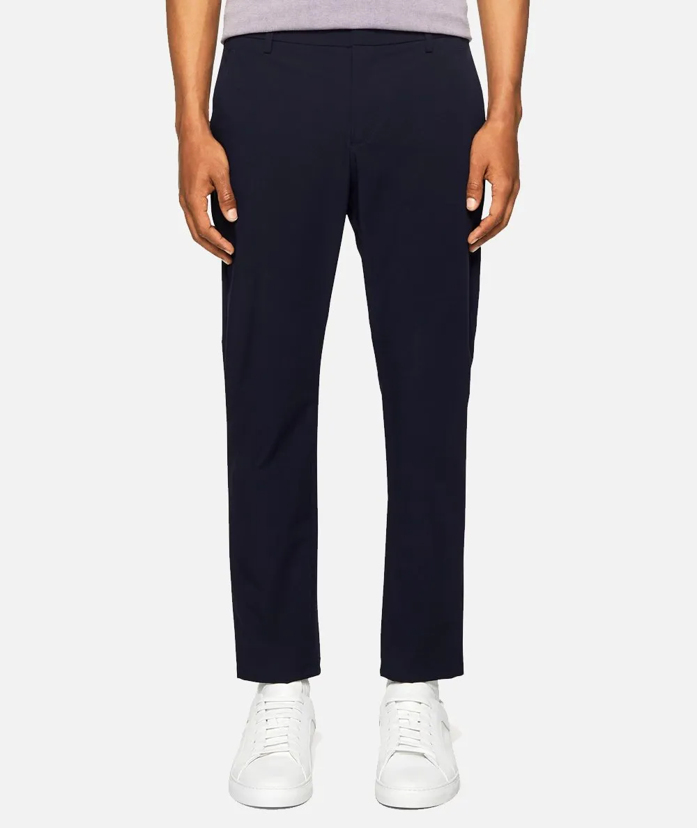 DONDUP--Pantaloni Alfredo slim in popeline