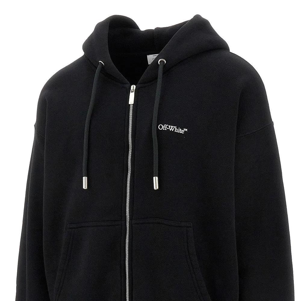 Felpa full-zip con stampa 'Windy Arrow'
