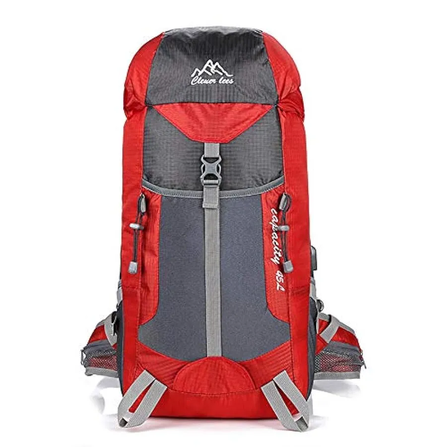 FFYUYI 36-55L Uomini e Donne Outdoor Zaino Sportivo, Grande capienza Impermeabile e Traspirante Zaino in Nylon, Alpinismo Giro S