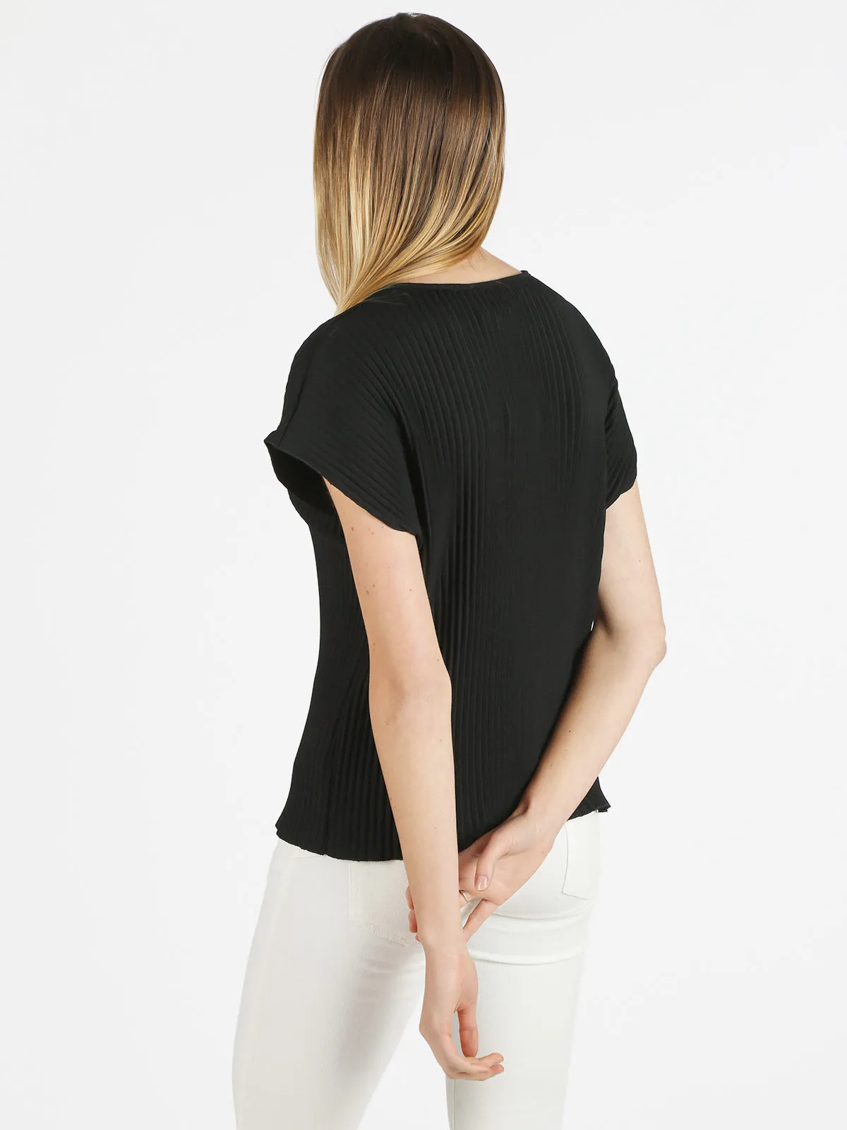 Floria Blouse plissée sans manches femme