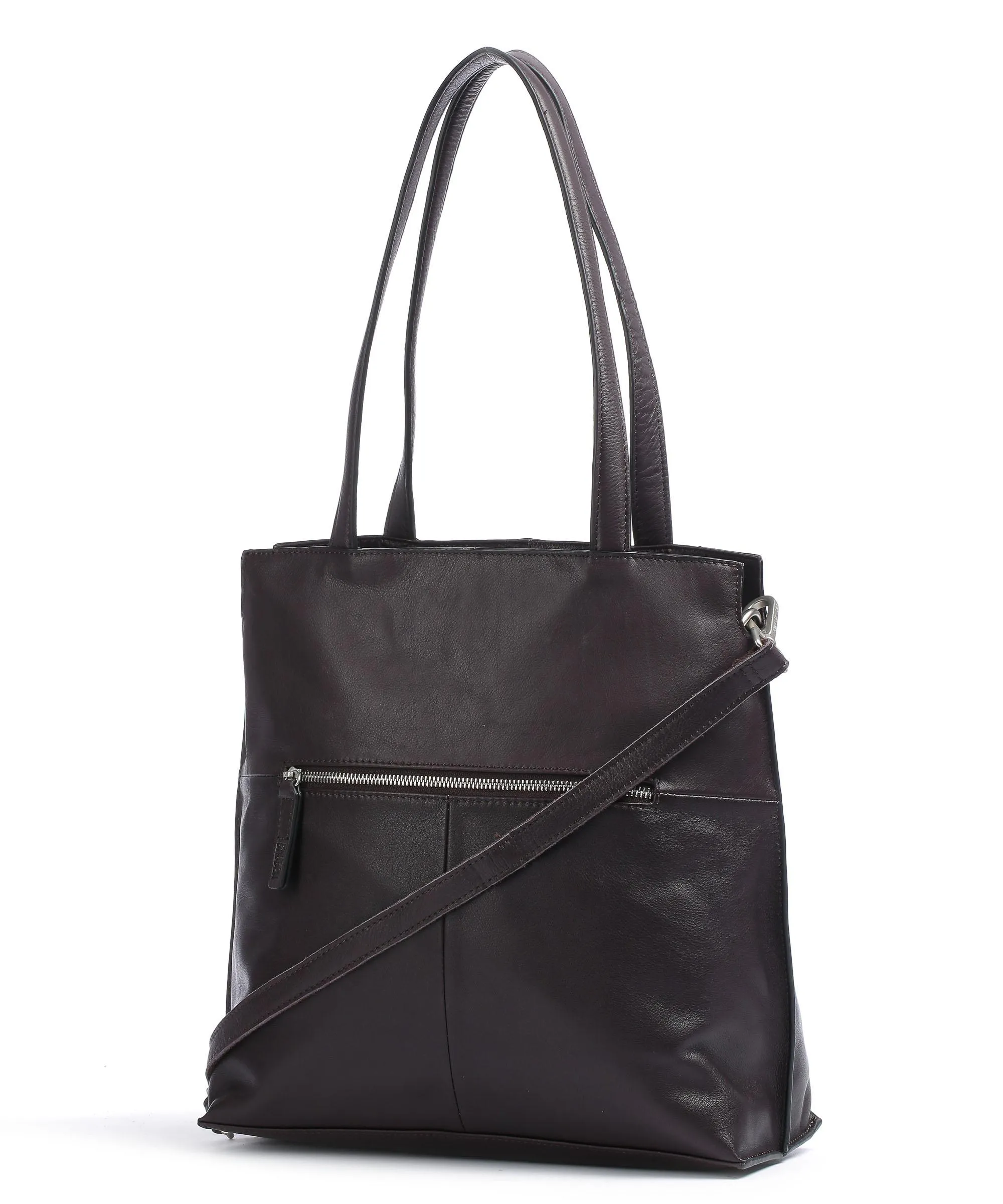  FredsBruder FB Borsa shopper morbida pelle bovina melanzana  