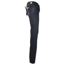 Jacob Cohën - Jeans 5 Tasche Slim Fit - Denim Scuro - Pantaloni - Made in Italy - Luxury Exclusive Collection