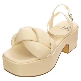 Jeffrey Campbell Braided - Sandali Donna Beige    