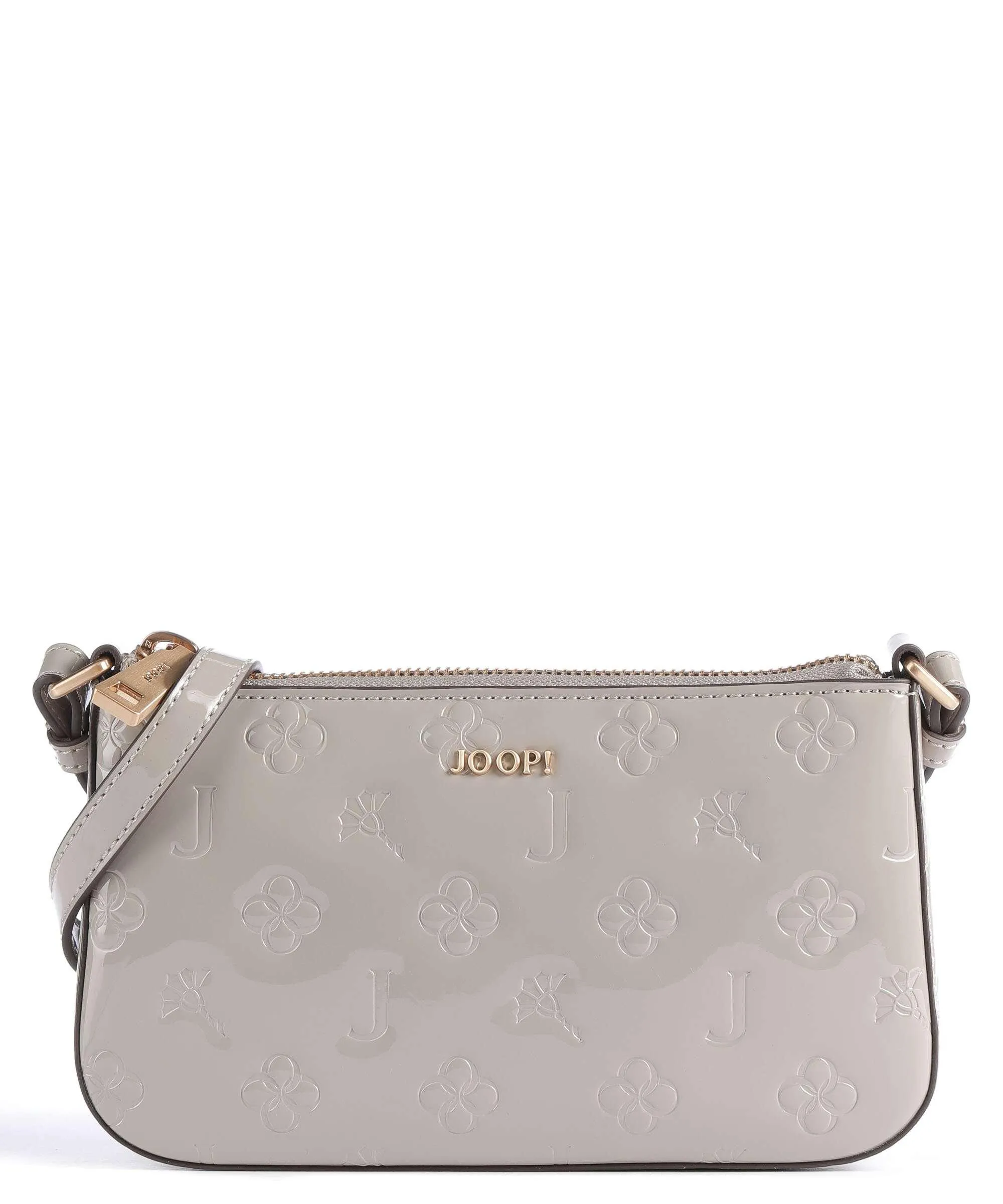  JOOP! Decoro Lucente Eunike Borsa a spalla pelle verniciata beige  