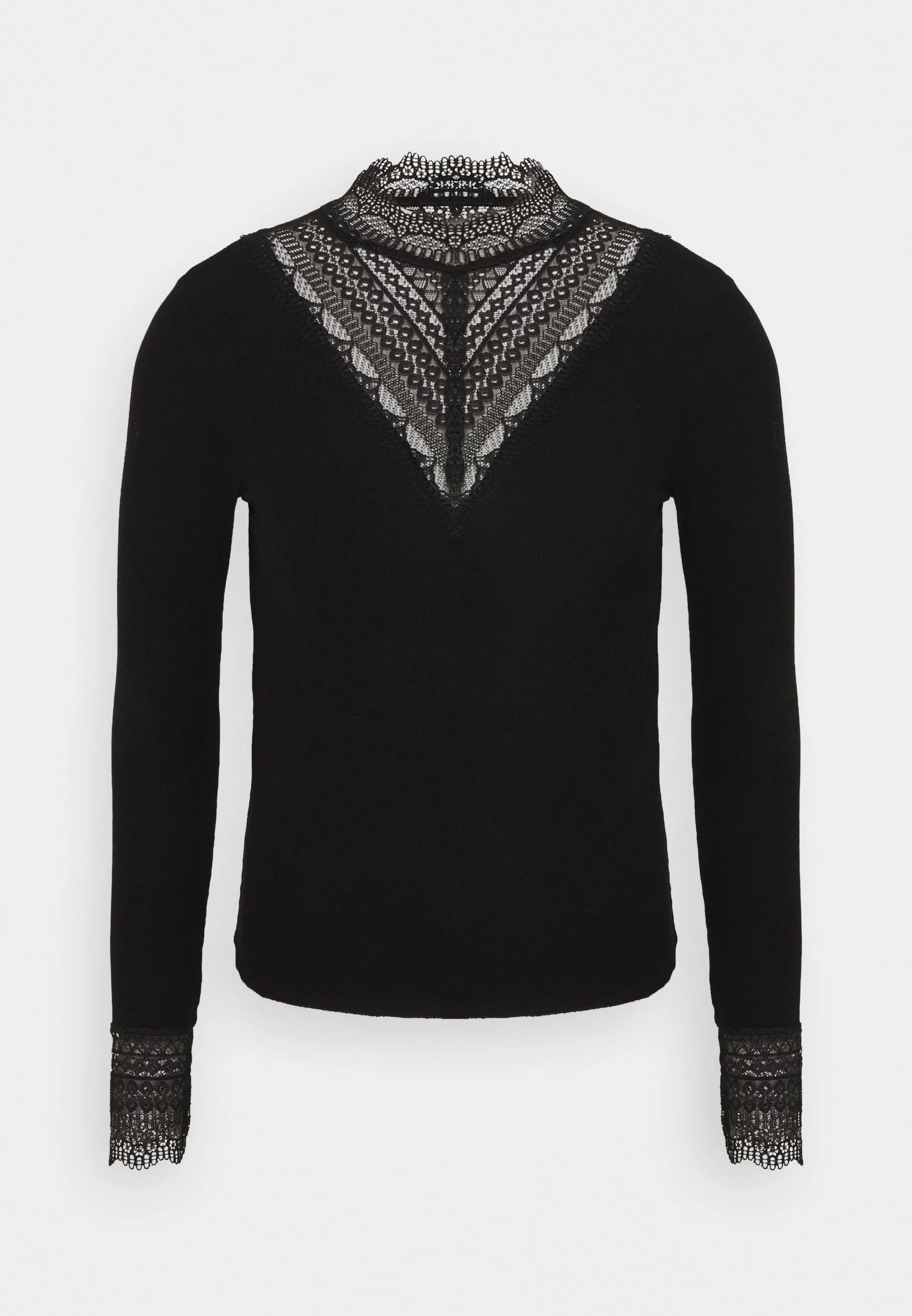ONLTILDE L/S HIGH NECK LACE JRS - Maglietta a manica lunga