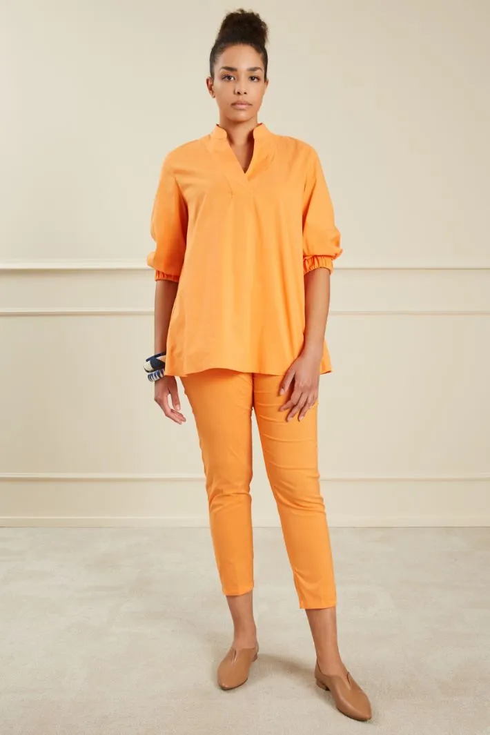Pantaloni in popeline