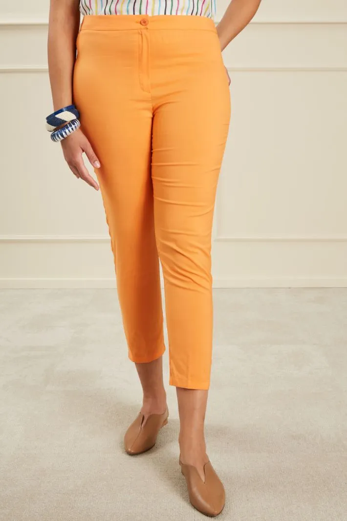 Pantaloni in popeline