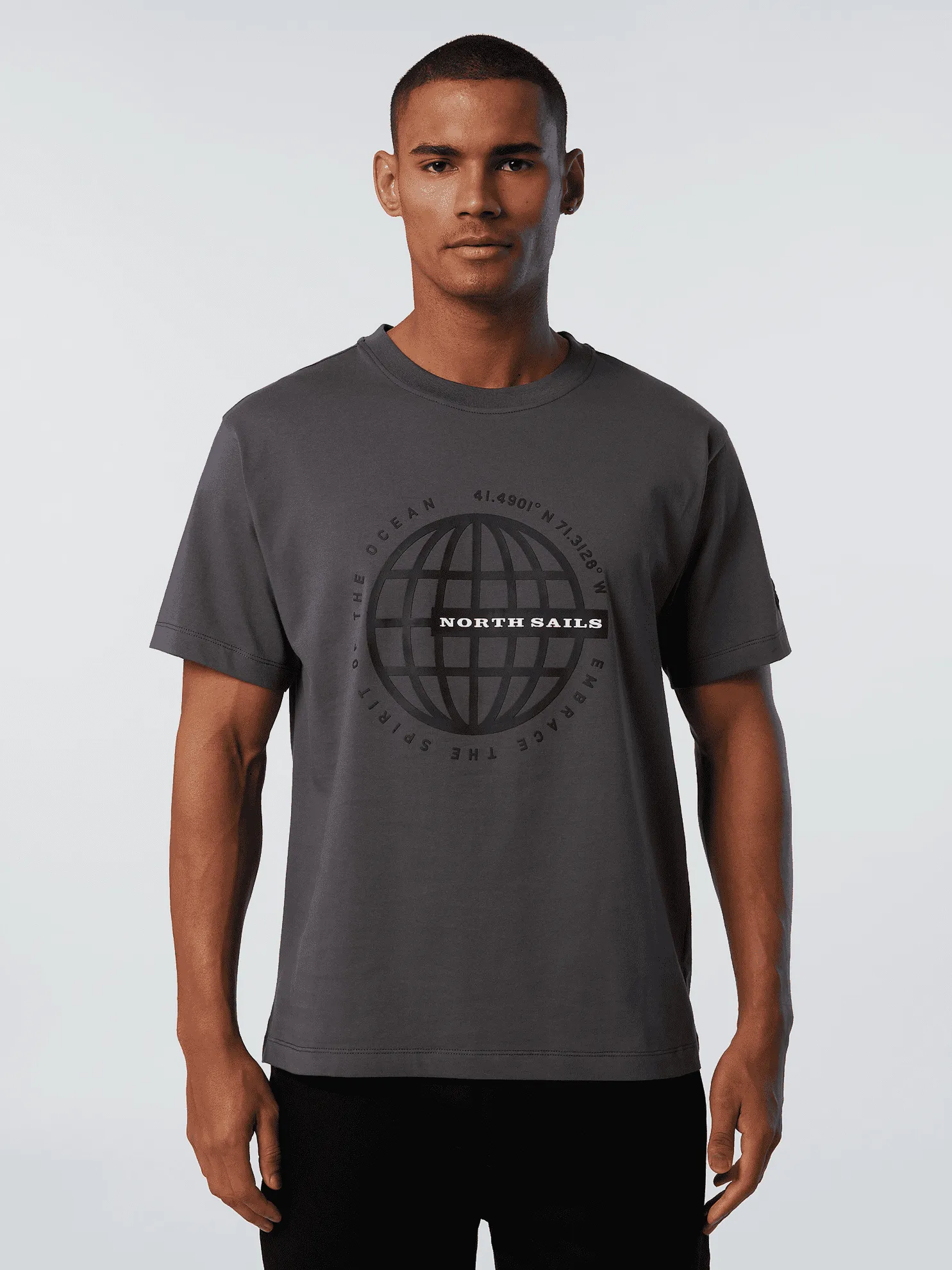 T-SHIRT A MANICA CORTA DA UOMO NORTH SAILS GRAPHIC ASPHALT 692908 0952