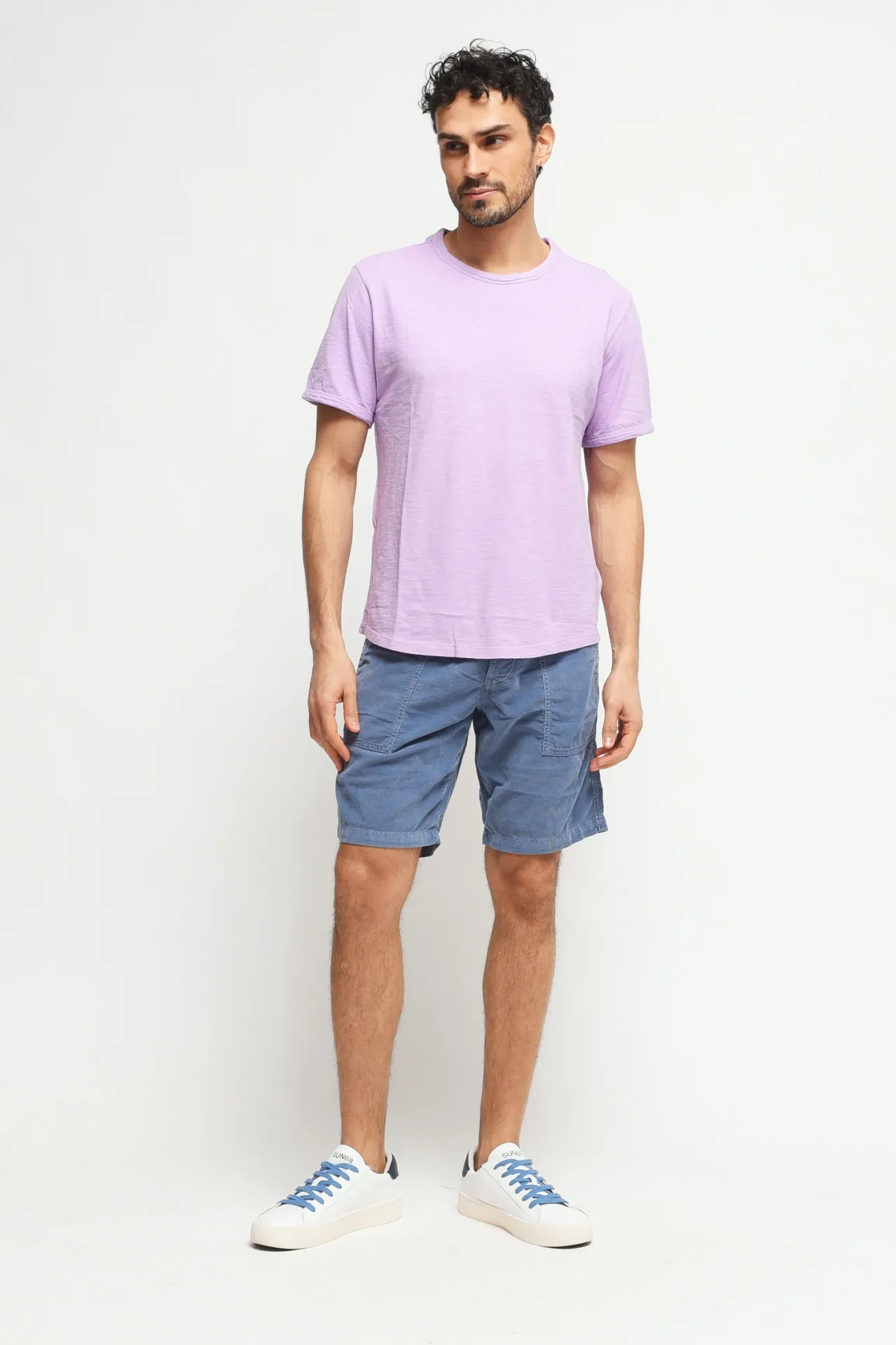 T-shirt Round Bottom Lilla 