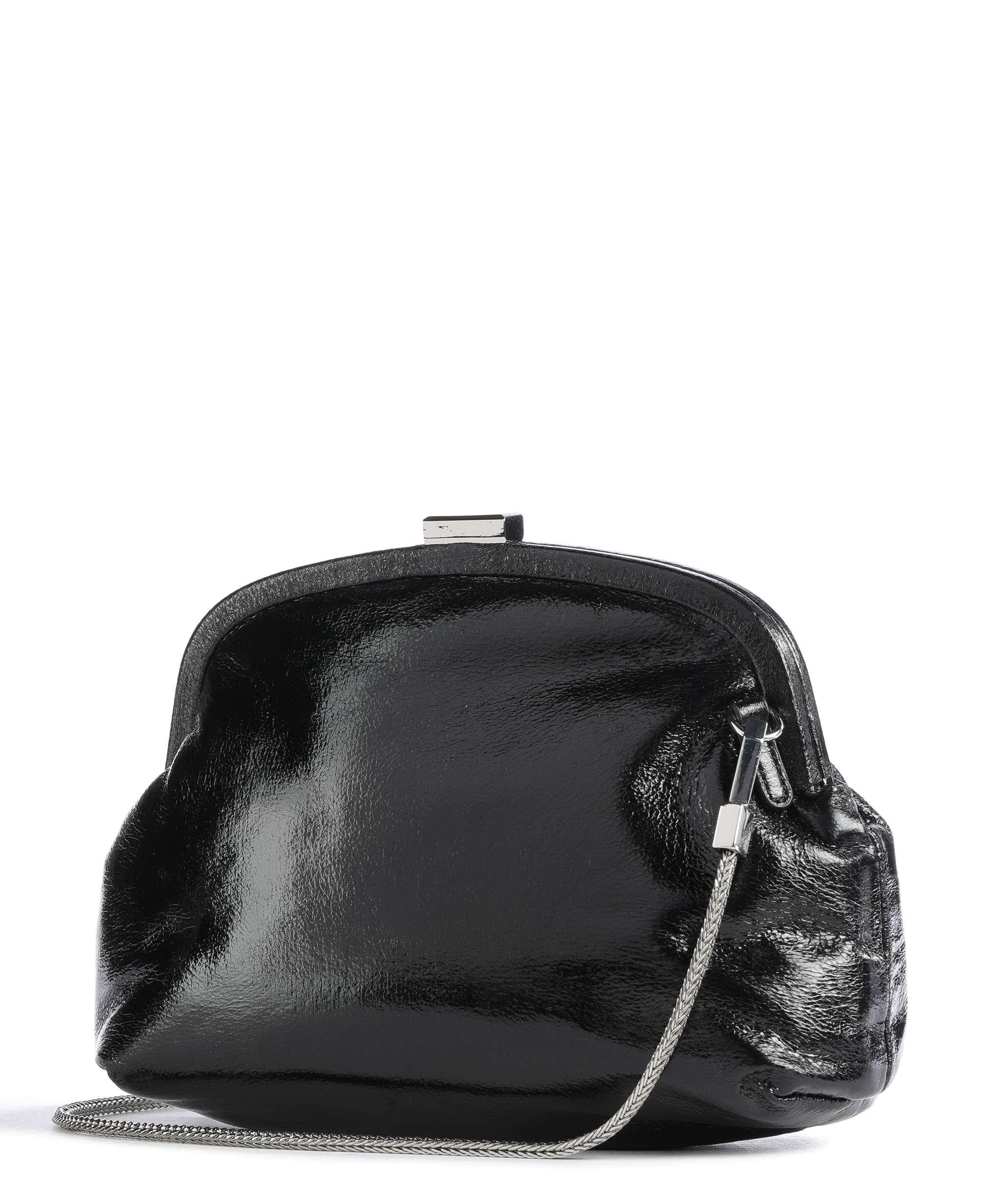  Twinset Shiny Borsa a tracolla pelle sintetica nero  