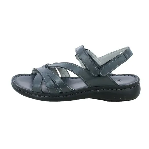 Walk in the City  Sandalo Nero con Listini 
