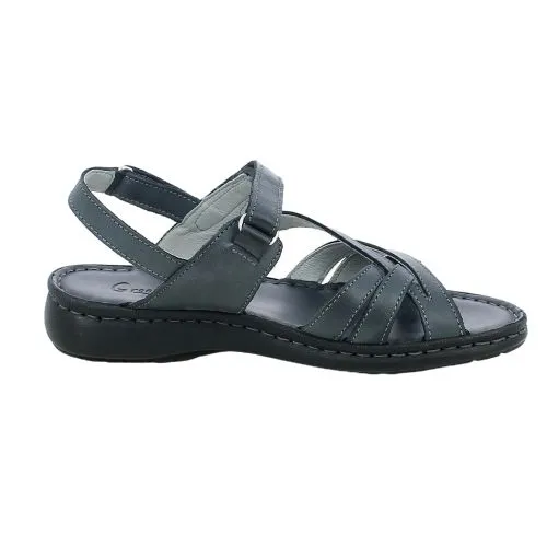 Walk in the City  Sandalo Nero con Listini 